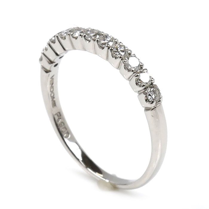 Vendome Aoyama ヴァンドーム青山 Pt900プラチナ リング 指輪 ダイヤモンド0.37ct 12号 2.5g レディース