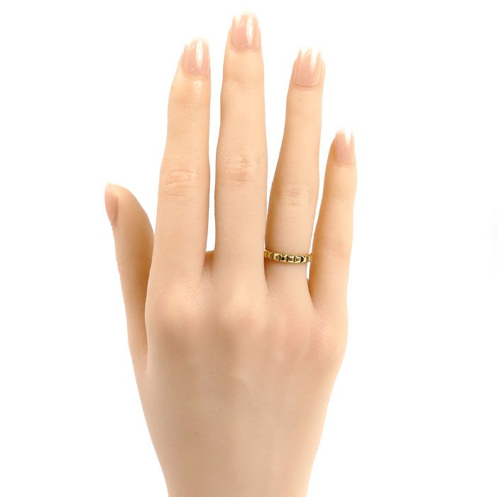 Boucheron ブシュロン K18YG イエローゴールド キャトルクルドパリ ミディアム リング 指輪 JAL00008 5号 45 3.1g レディース FORTGASGNV_COM_BR