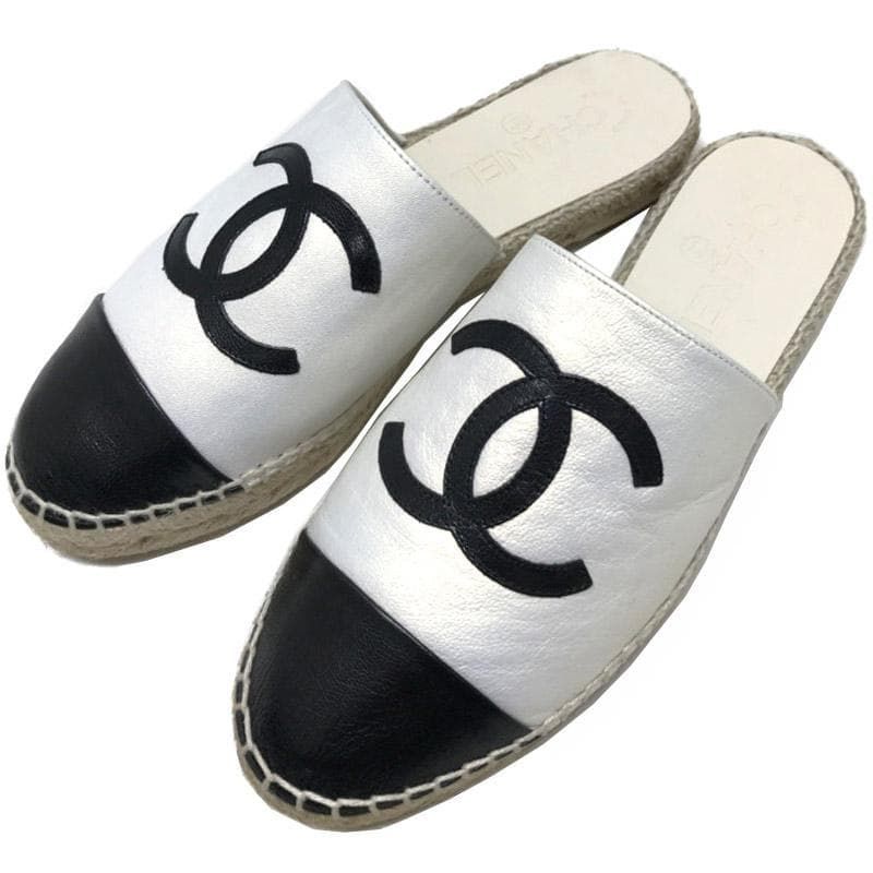 CHANEL シャネル ココマーク エスパドリーユ 36 23.0cm サンダル