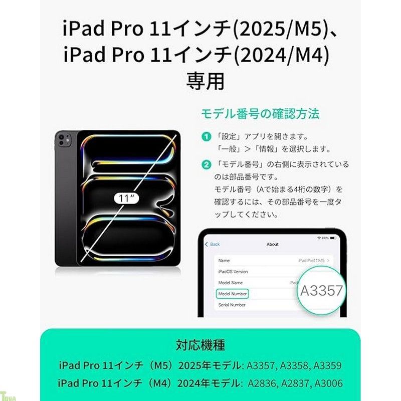 ESR iPad Pro 11インチ ケース M5 M4 2025 2025 取外し なマグネットカバー付き回転式ケース 縦向き 横向きスタンド 6段階の角度調節 Pencil Pro USB-C対応 Shiftシリーズ グレー a