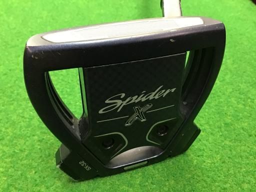 テーラーメイド Spider X BLUE スモールスラント 33インチ パター PT スチール ブラック フレックスその他 メンズ 男性用 右利き 右用 Cランク ゴルフクラブ