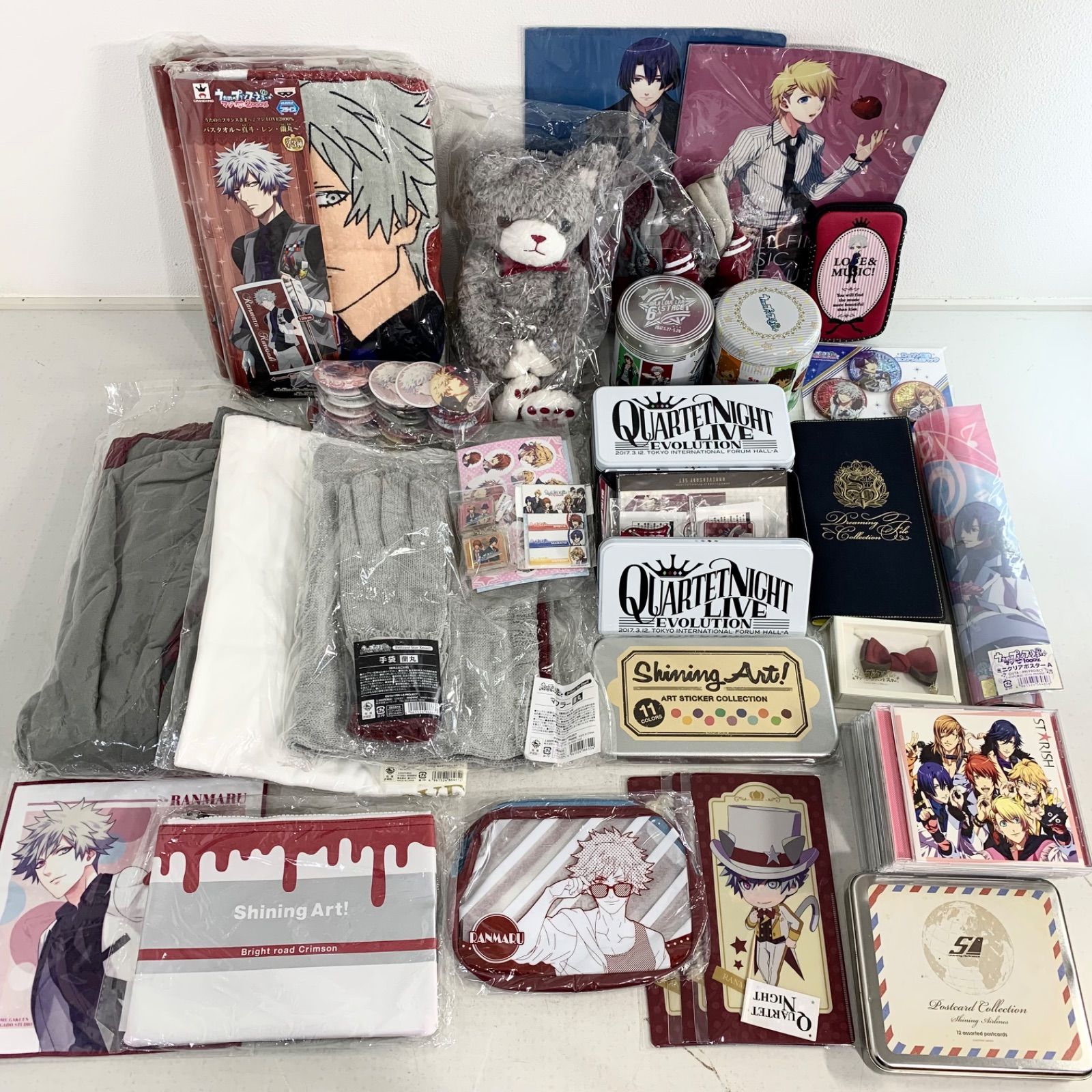 うたの☆プリンスさまっ♪」「QUARTET NIGHT」「Shining Art!」グッズ
