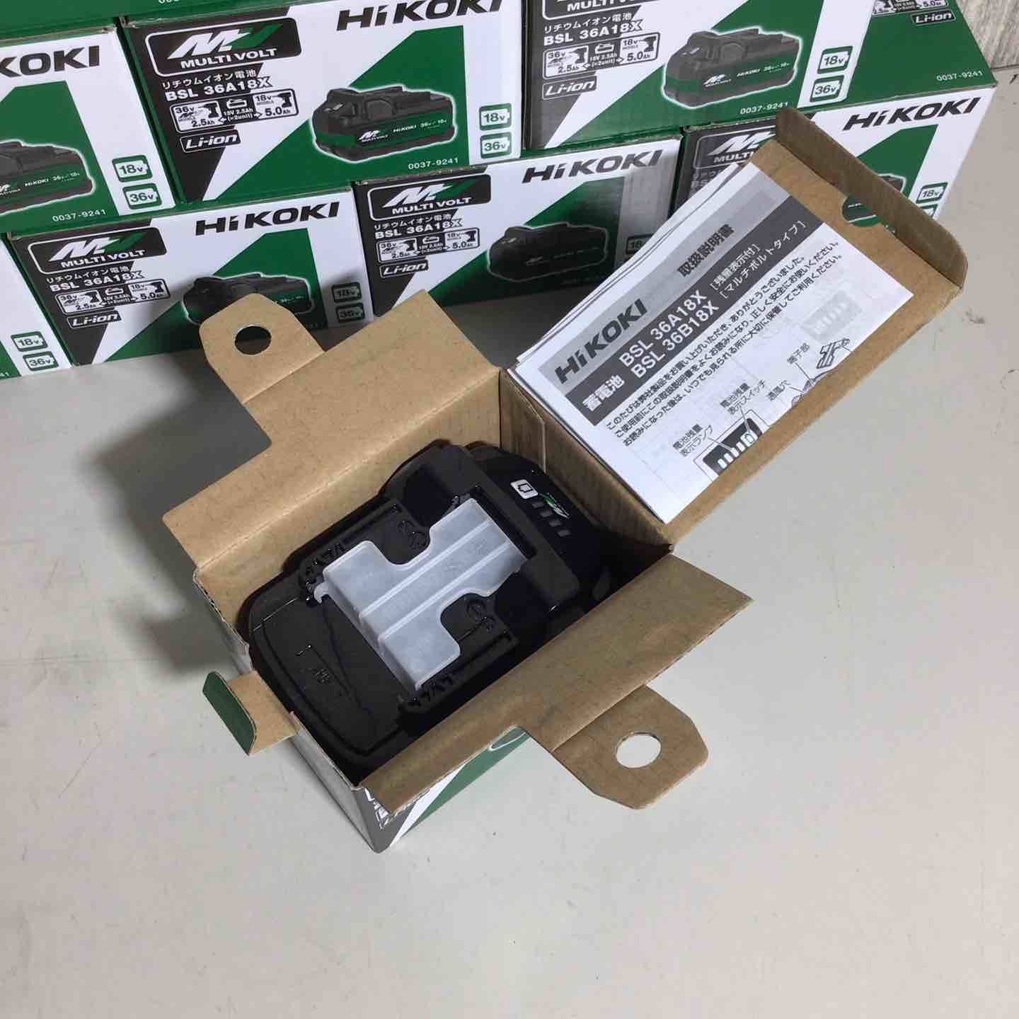 ♥品 ハイコーキ HIKOKI 日立 リチウムイオンバッテリー 36V|2.5Ah BSL36A18X 10個 バッテリー 純正 純正品 マルチボルト 36V 戸田店