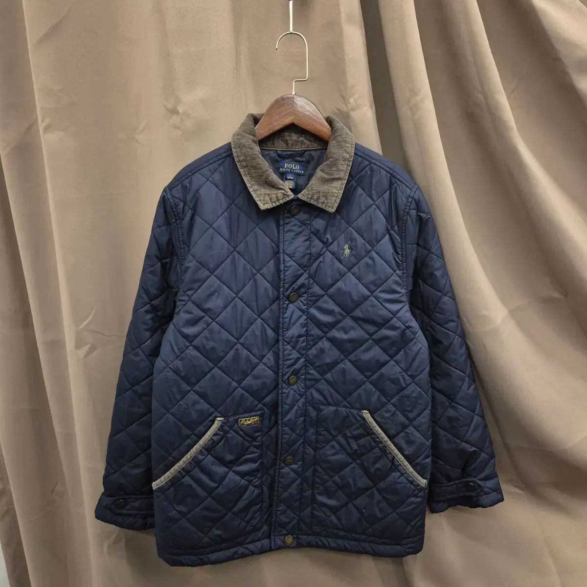 ポロラルフローレン コーデュロイキルティング ジャケット L 14-16