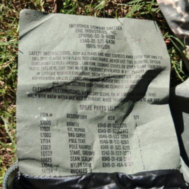 米軍実物 ICSコンバット