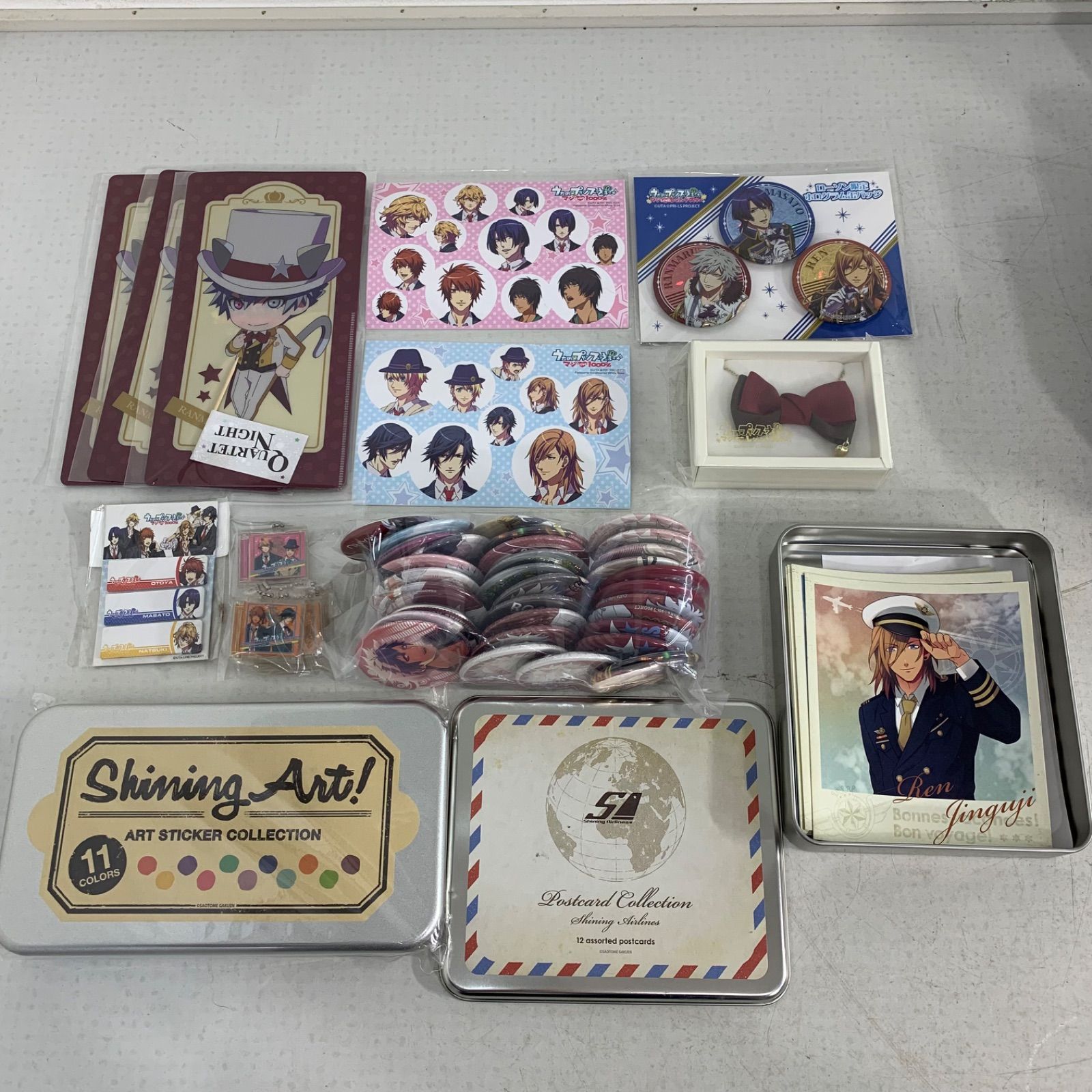 うたの☆プリンスさまっ♪」「QUARTET NIGHT」「Shining Art!」グッズ