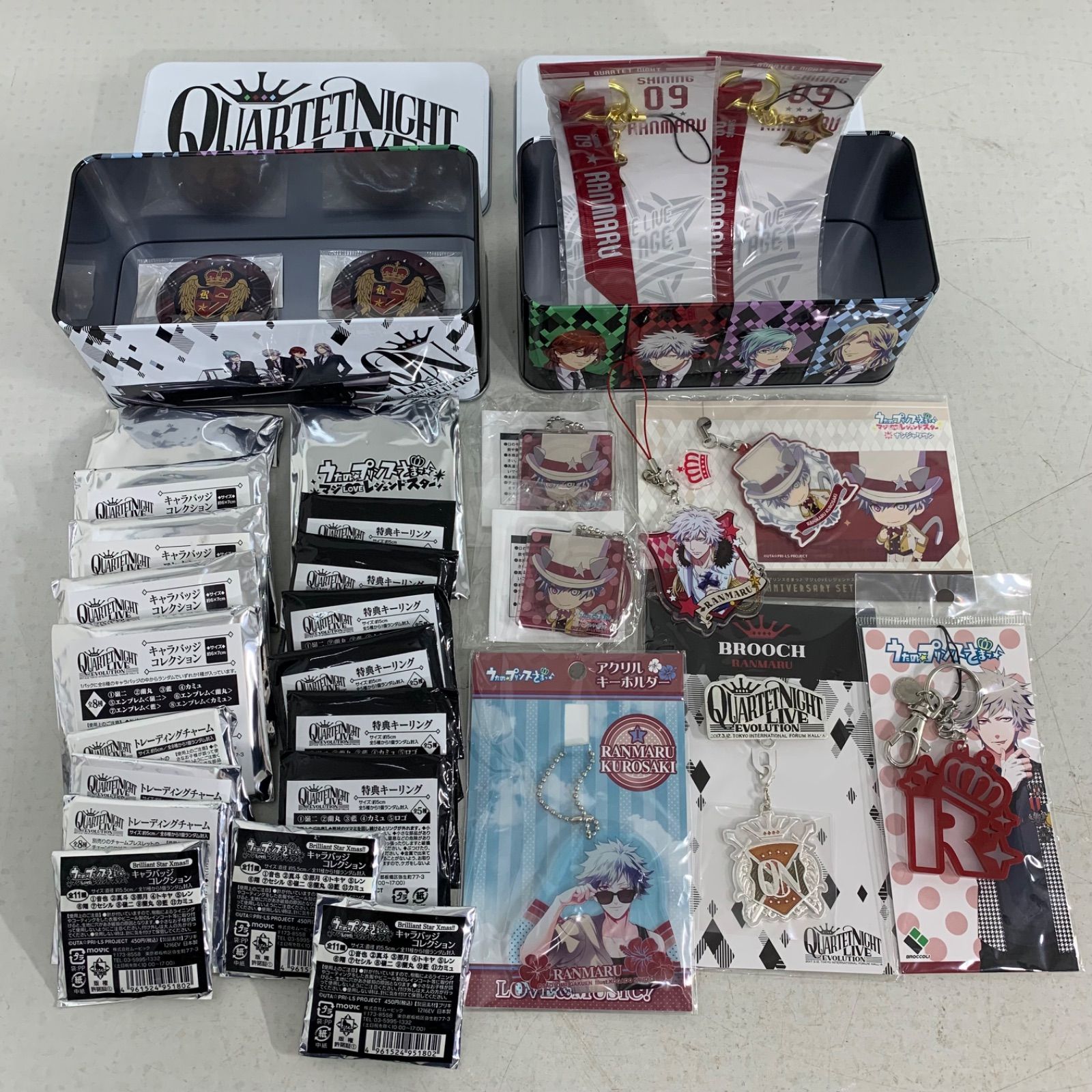 うたの☆プリンスさまっ♪」「QUARTET NIGHT」「Shining Art!」グッズ