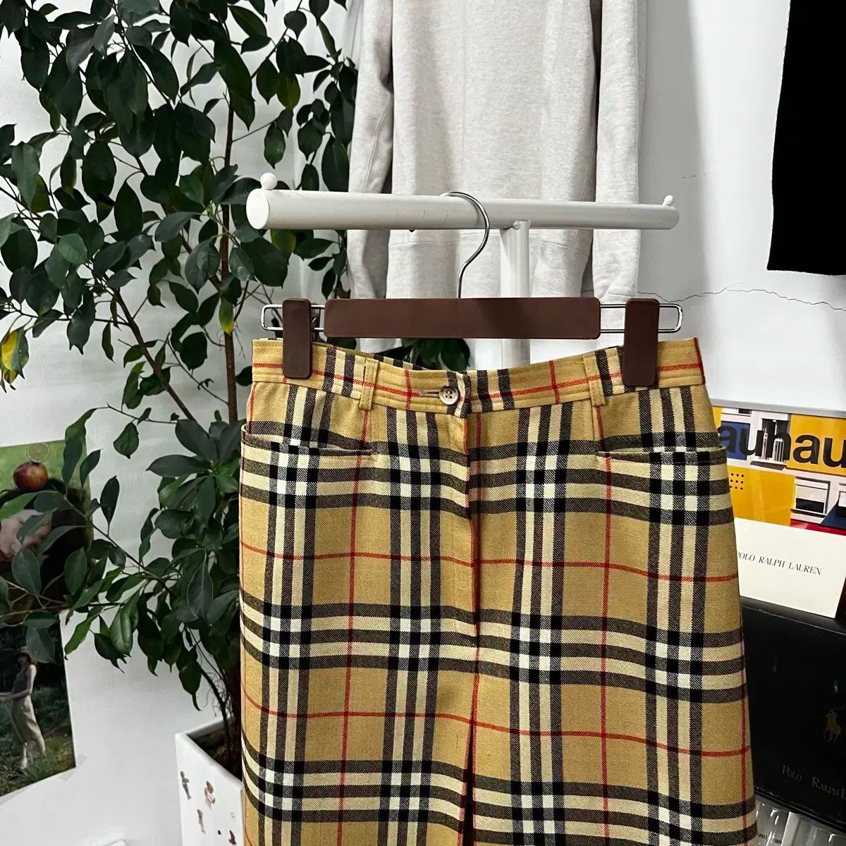 BURBERRY バーバリー ノヴァチェック ウールスカート 26