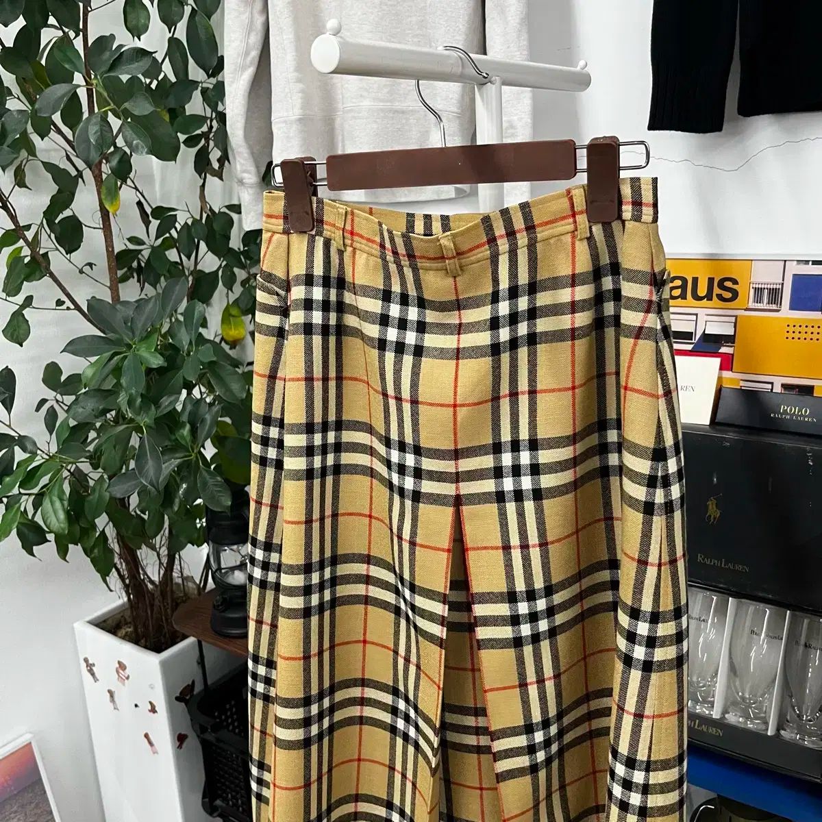 ノヴァチェック ウールスカート