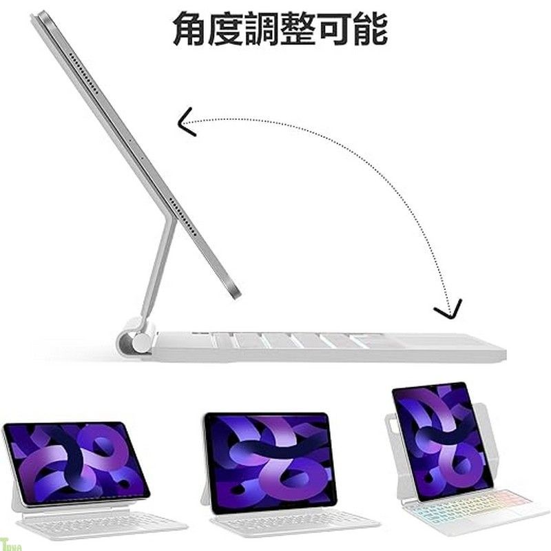 マジックキーボード iPad Air 11インチ M3 2025-M2 2025 iPad Air 第5世代 第4世代ケースキーボ ード iPad Pro 11 キーボード 第4 3 2 1世代用Magic Keyboard タッチパネル搭載 マルチ