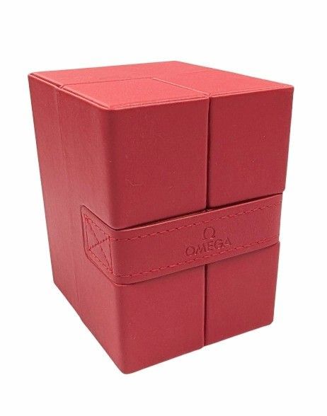 OMEGA　オメガ　時計空箱　ウォッチボックス　赤 OMEGA オメガ 時計 ケース 空箱 新品 未使用 オメガ 時計用 純正 収納