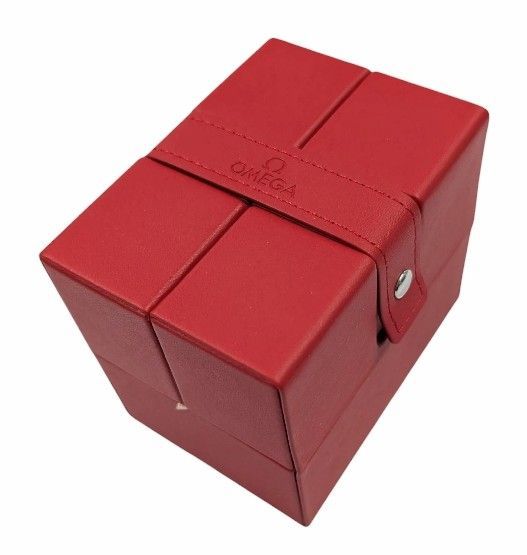 yo メンズ 駒付 OMEGA オメガ 時計ケース 空箱 レッド 赤箱 腕時計BOX