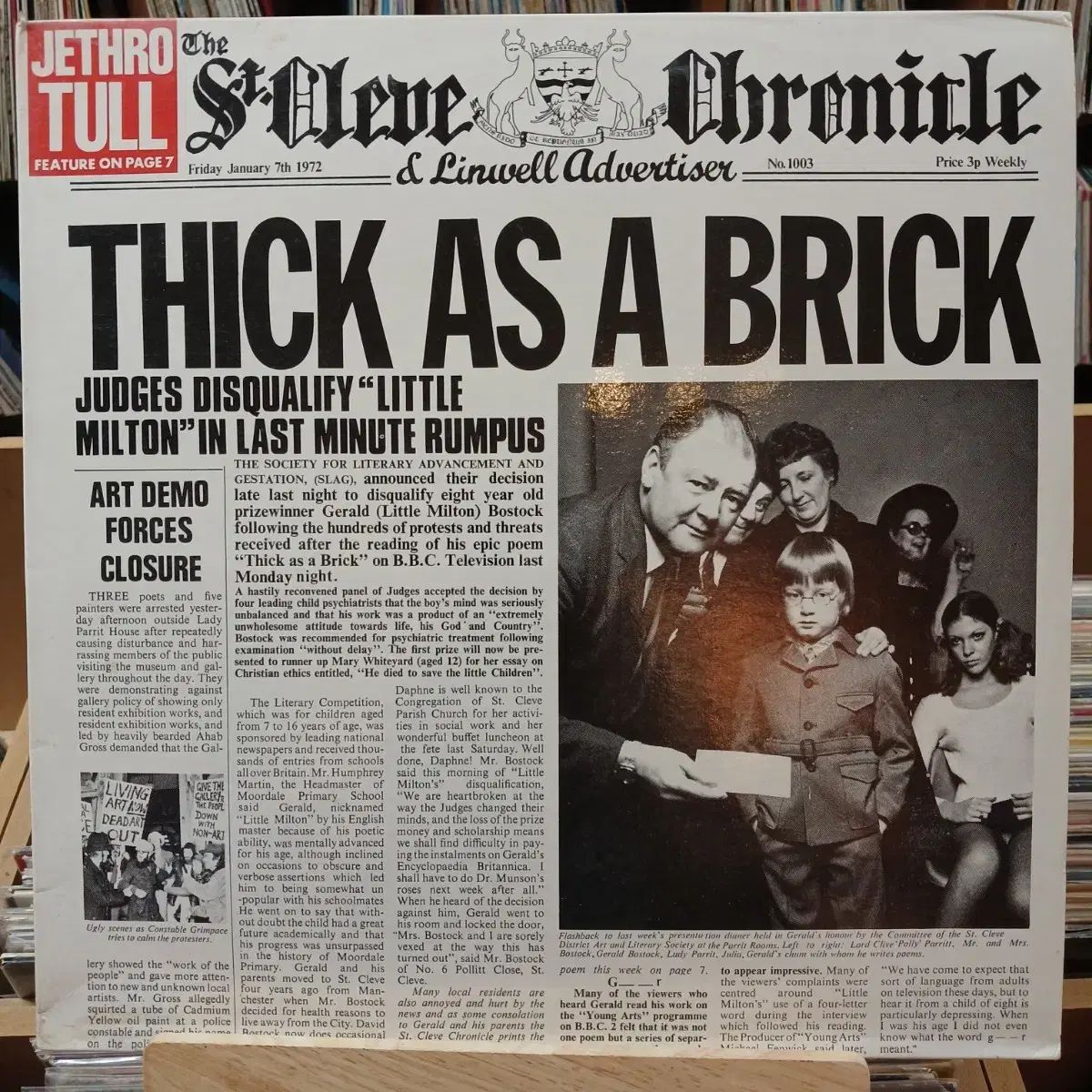 THICK AS A BRICK LP