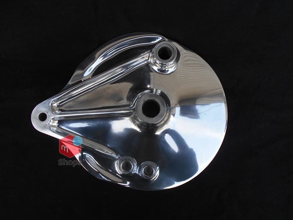 CB750four 純正 ブレーキパネル バフ仕上げ 未塗装