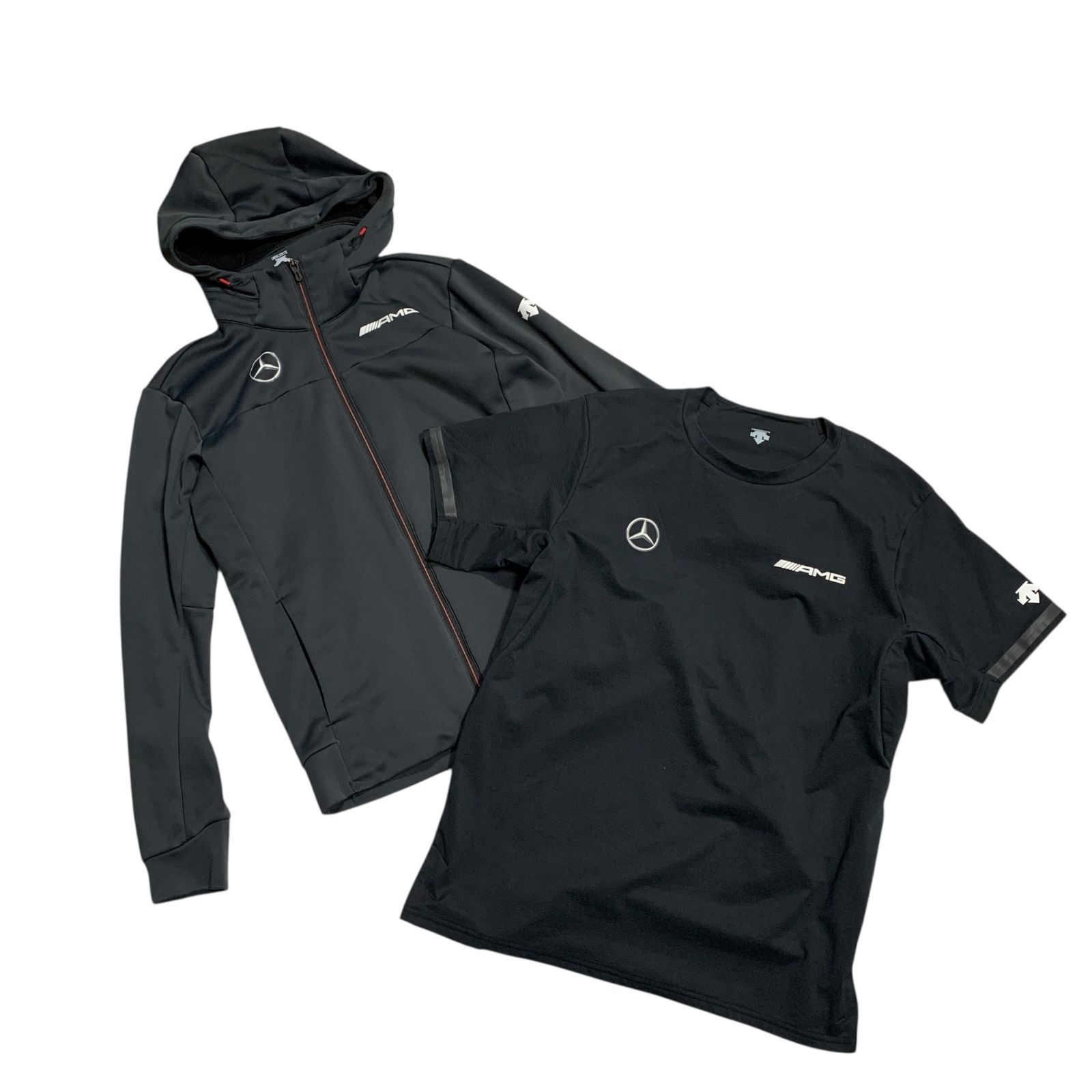 DESCENTE デサント　メルセデスベンツ　フルジップパーカー　サイズО DESCENTE デサント　メルセデスベンツ　フルジップパーカー