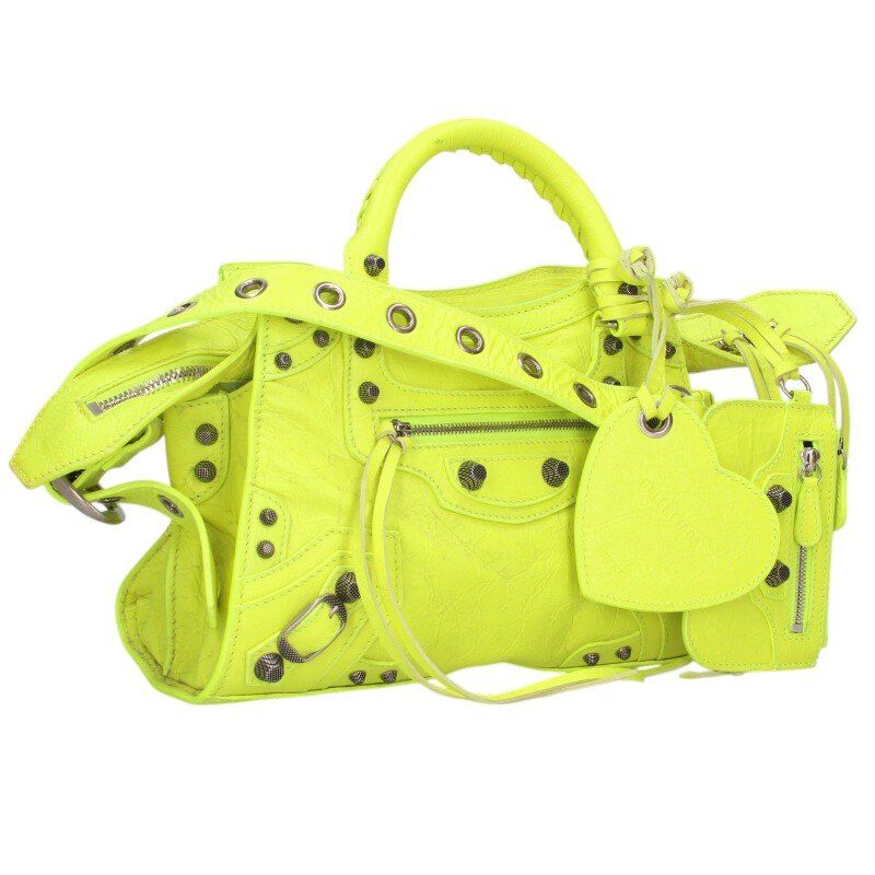 バレンシアガ 700940 ネオカゴールXS 2wayレザーハンドバッグ メンズ XS