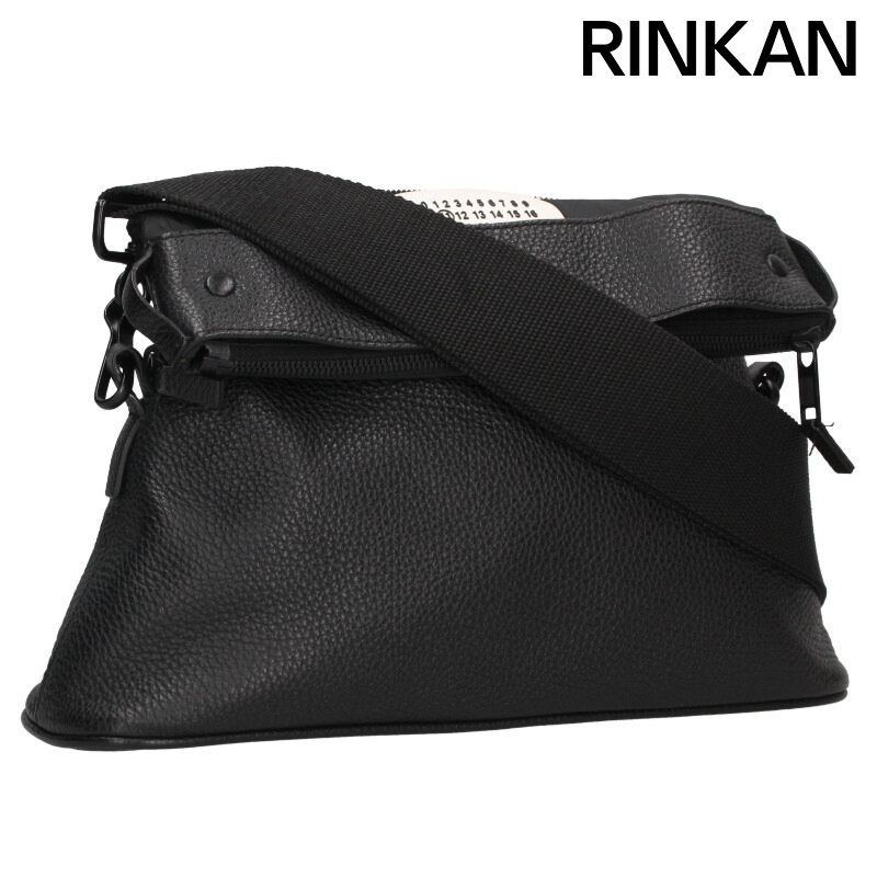 メゾンマルジェラ 5AC|S55WG0125 ナイロン切替レザーショルダーバッグ メンズ