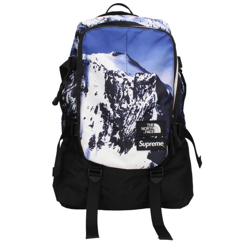 シュプリーム 17AW Mountain Expedition Backpack マウンテン総柄バックパック メンズ