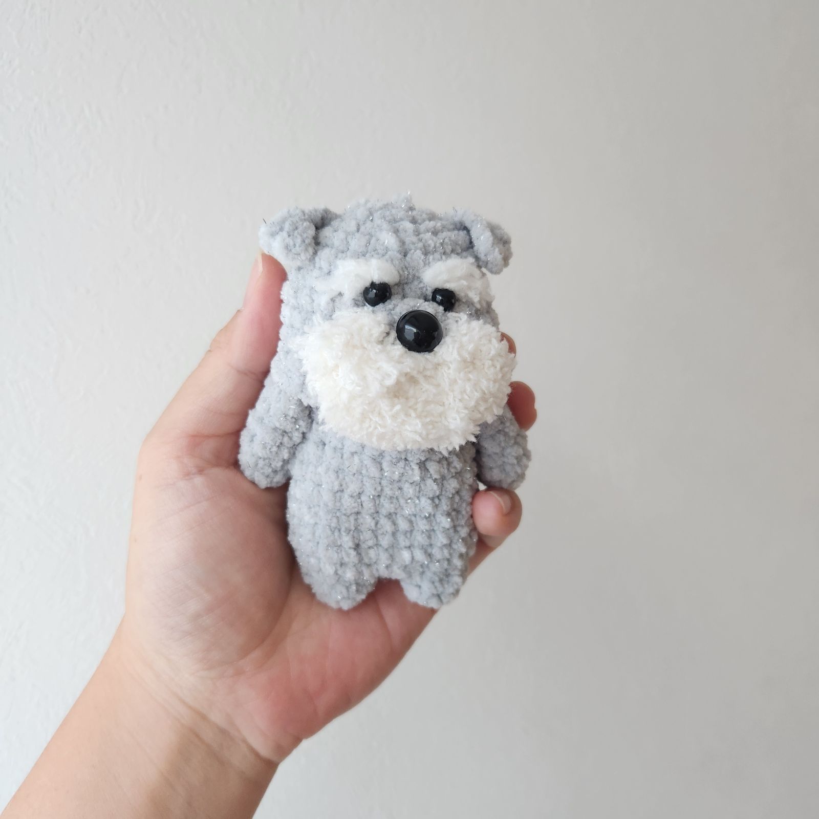 受注製作 あみぐるみケース シュナウザー