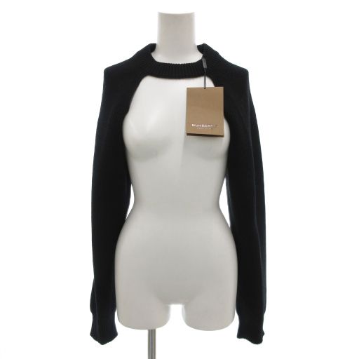 バーバリー ロンドン BURBERRY LONDON england タグ付き ボレロ ニット アームウォーマー 黒 ブラック |FF GY19