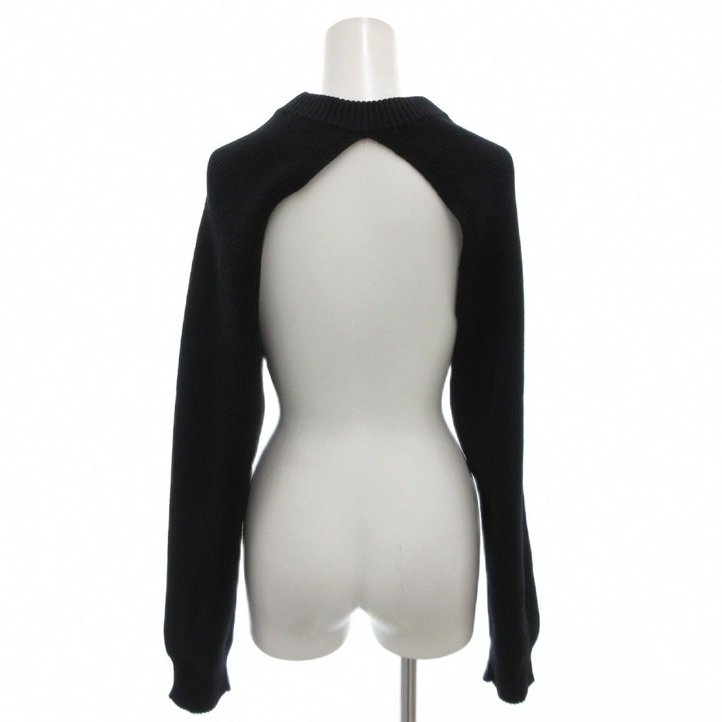 バーバリー ロンドン LONDON england ボレロ ニット アームウォーマー 黒 ブラック FF GY 19