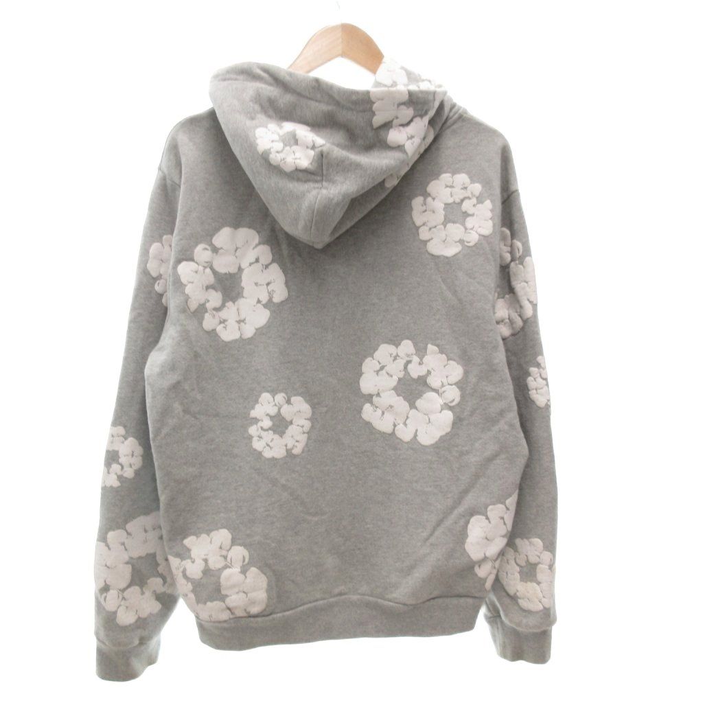 デニムティアーズ Denim Tears 23 AW COTTON WREATH HOODIE パーカー フーディ 長袖 L グレー AE GY 03 AA