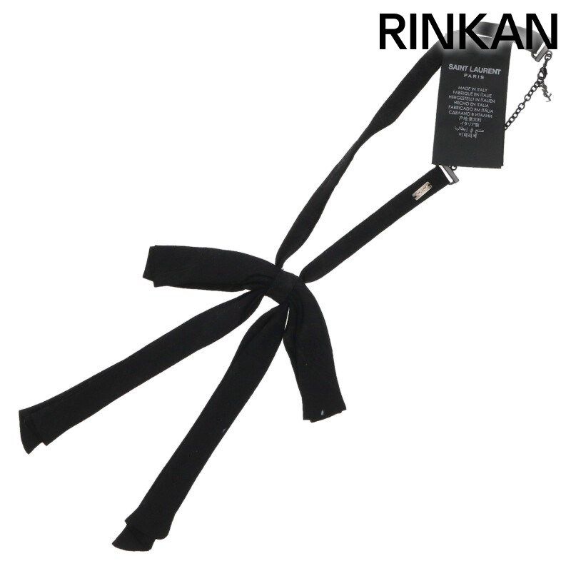 サンローランパリ 689513 3Y573 シルクボウタイ メンズ