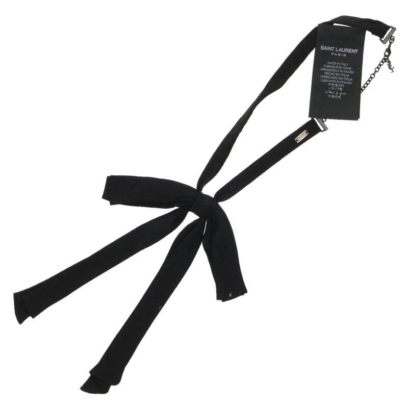 サンローランパリ 689513 3 Y 573 シルクボウタイ メンズ