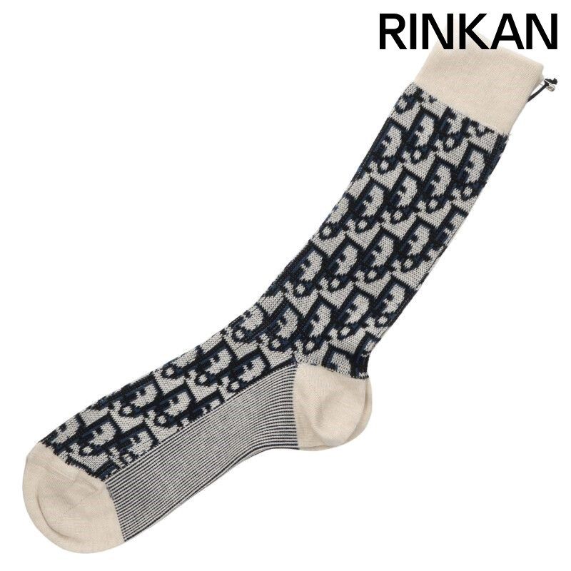 ディオール オブリーク総柄ソックス メンズ