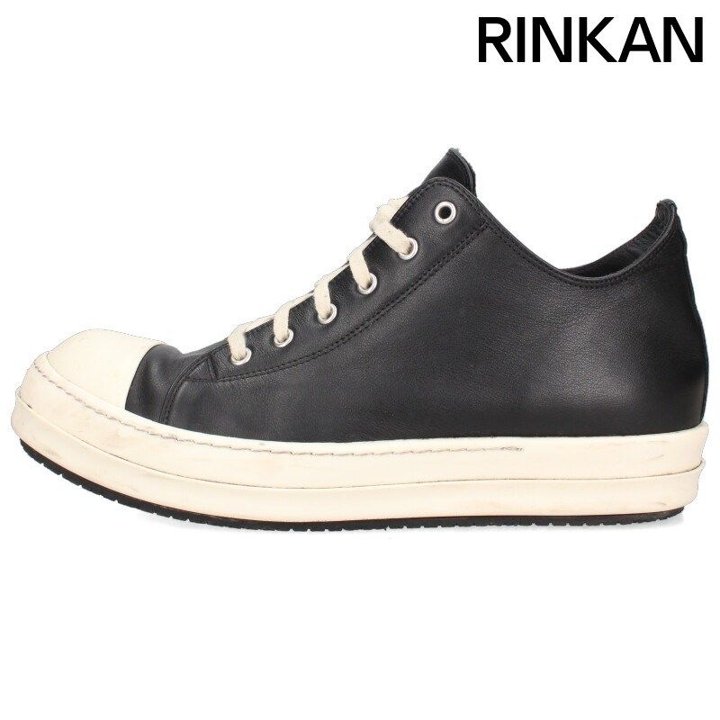 リックオウエンス RAMONES LOW ラモーンズレザーローカットスニーカー