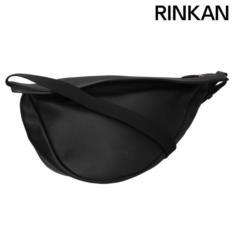 ザロウ Slouchy Banana グレインレザーショルダーバッグ メンズ L