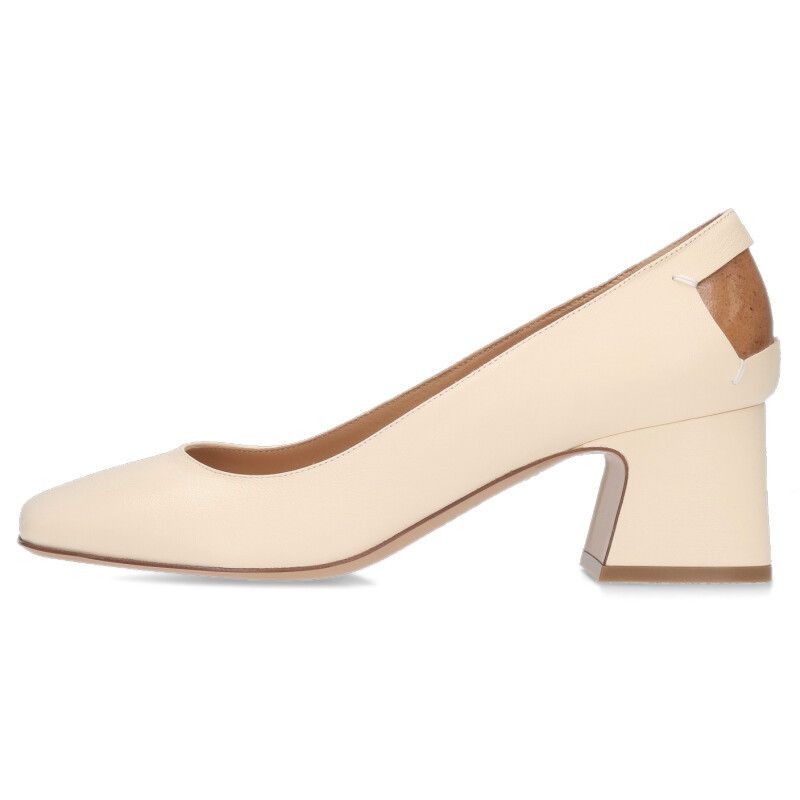 メゾンマルジェラ レザーヒールパンプス レディース 38.5