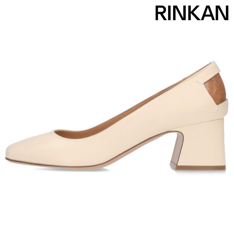 メゾンマルジェラ レザーヒールパンプス レディース 38.5