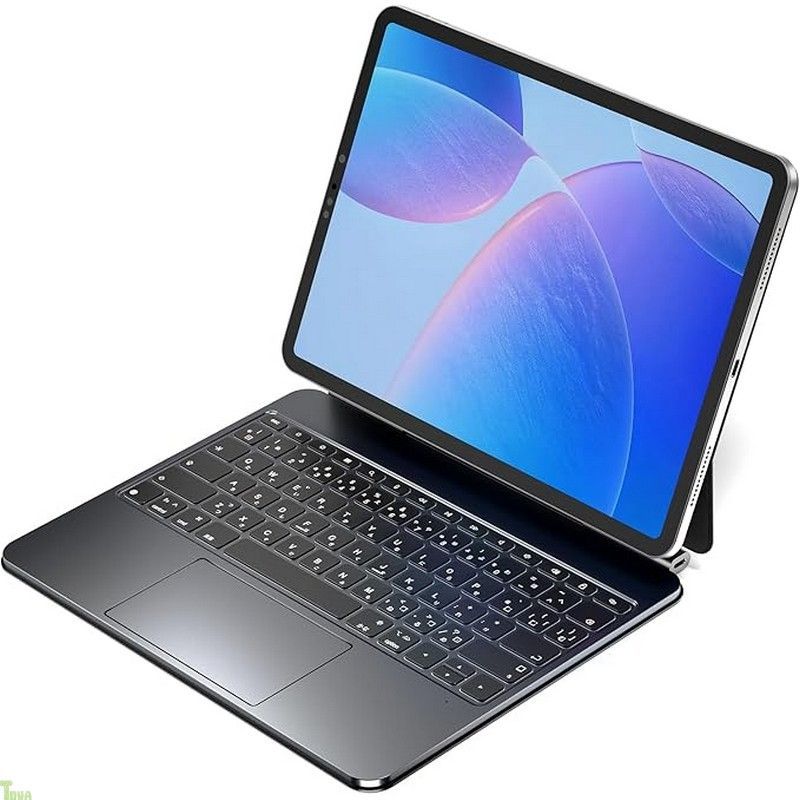 Bettdow 新型自動チャージ マジックキーボード 2025 iPad Air7 13inch M3 -2025 Air6 M2 13inch対応スマートキーボードケース 単独充電不要 iPad Pro 12.9inch第3 4 5 6世代通