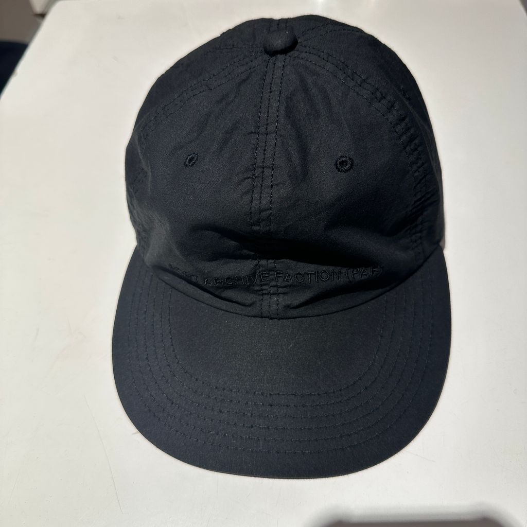 POST ARCHIVE FACTION ポストアーカイブファクション 25 SS 8.0 LOGO CAP RIGHT ナイロンキャップ 帽子 ブラック 表参道A 10