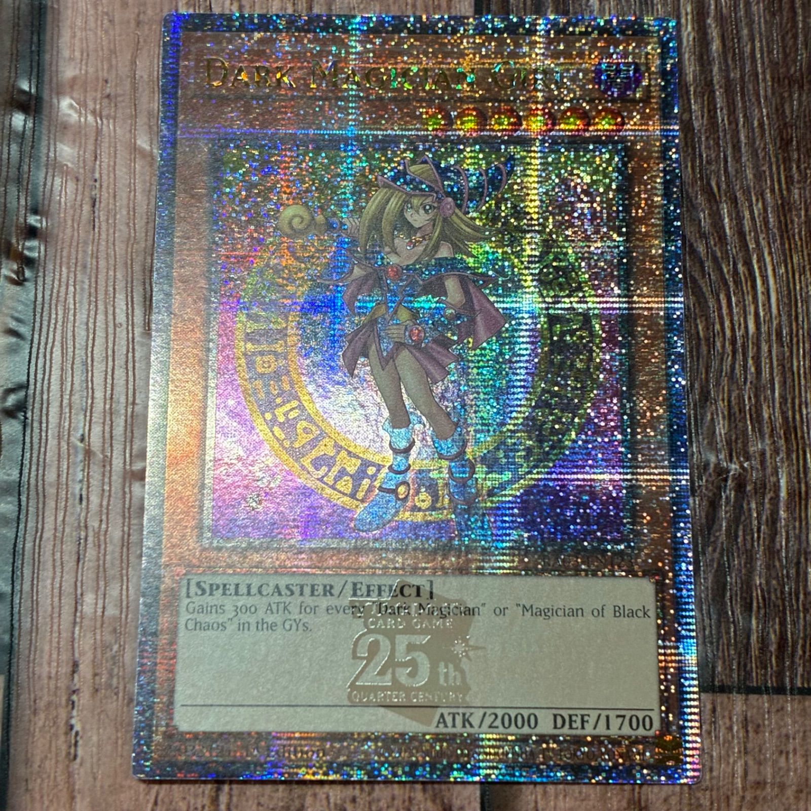 遊戯王 英語版 ブラック マジシャン ガール 25thシク