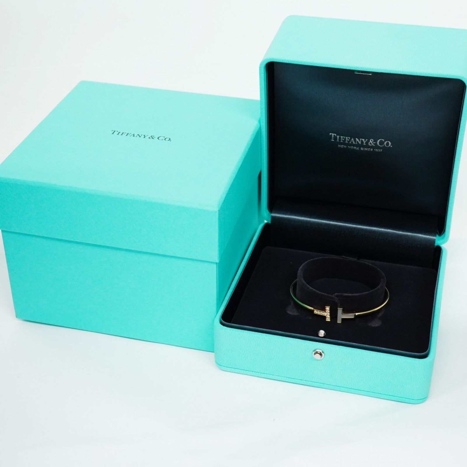 ティファニー Tiffany ティファニー バングル Tワイヤー 9PD 18KYG イエローゴールド ダイヤモンド マザーオブパール 0.11ctレディース FORTGASGNV_COM_BR