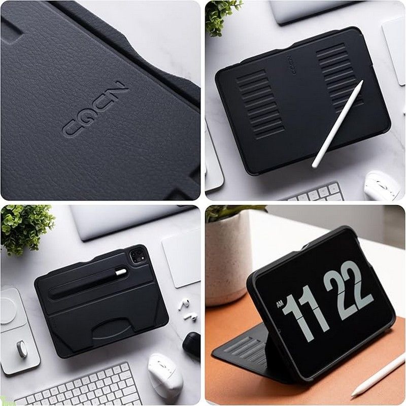 8段階スタンド機能 スタイラスペンホルダー