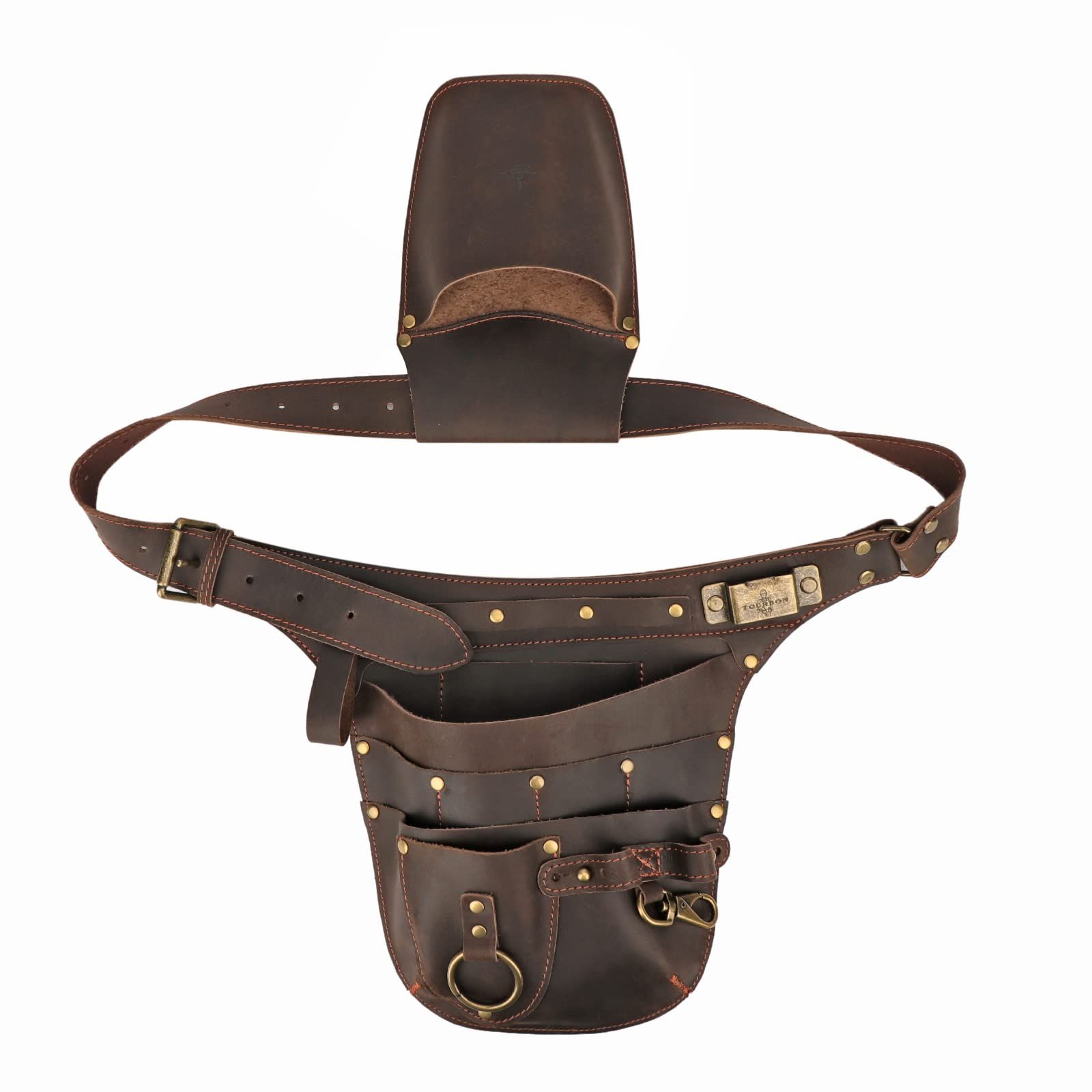 迅速発送 TOURBON ガーデニングポーチ 工具入れ 腰袋 ウエストバッグ 園芸用 作業用 コンパクト設計