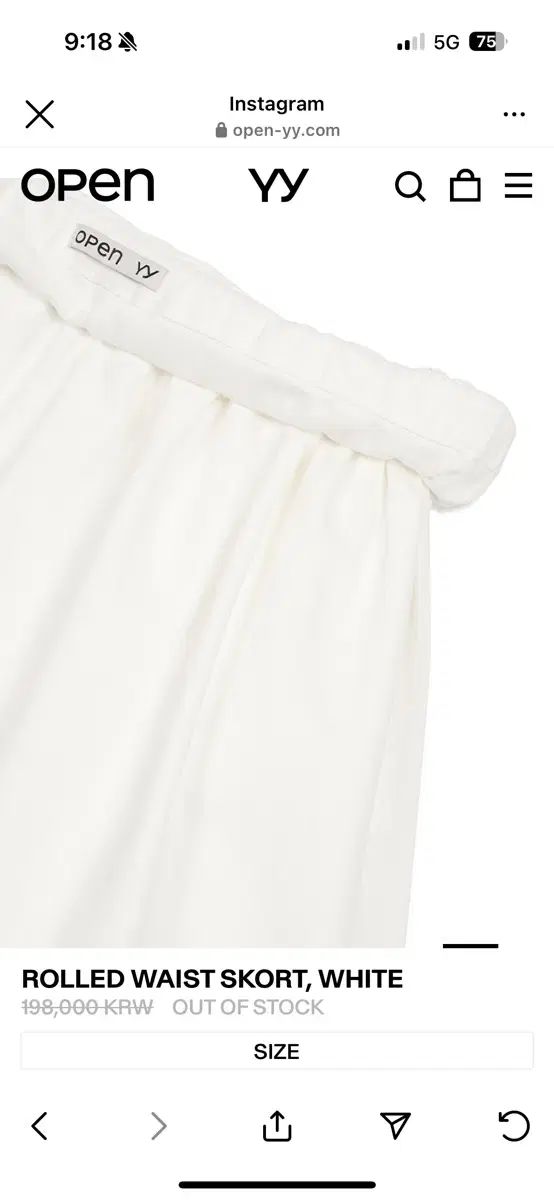 open yy ロールウエストスコート DECORATOM_COM_BR