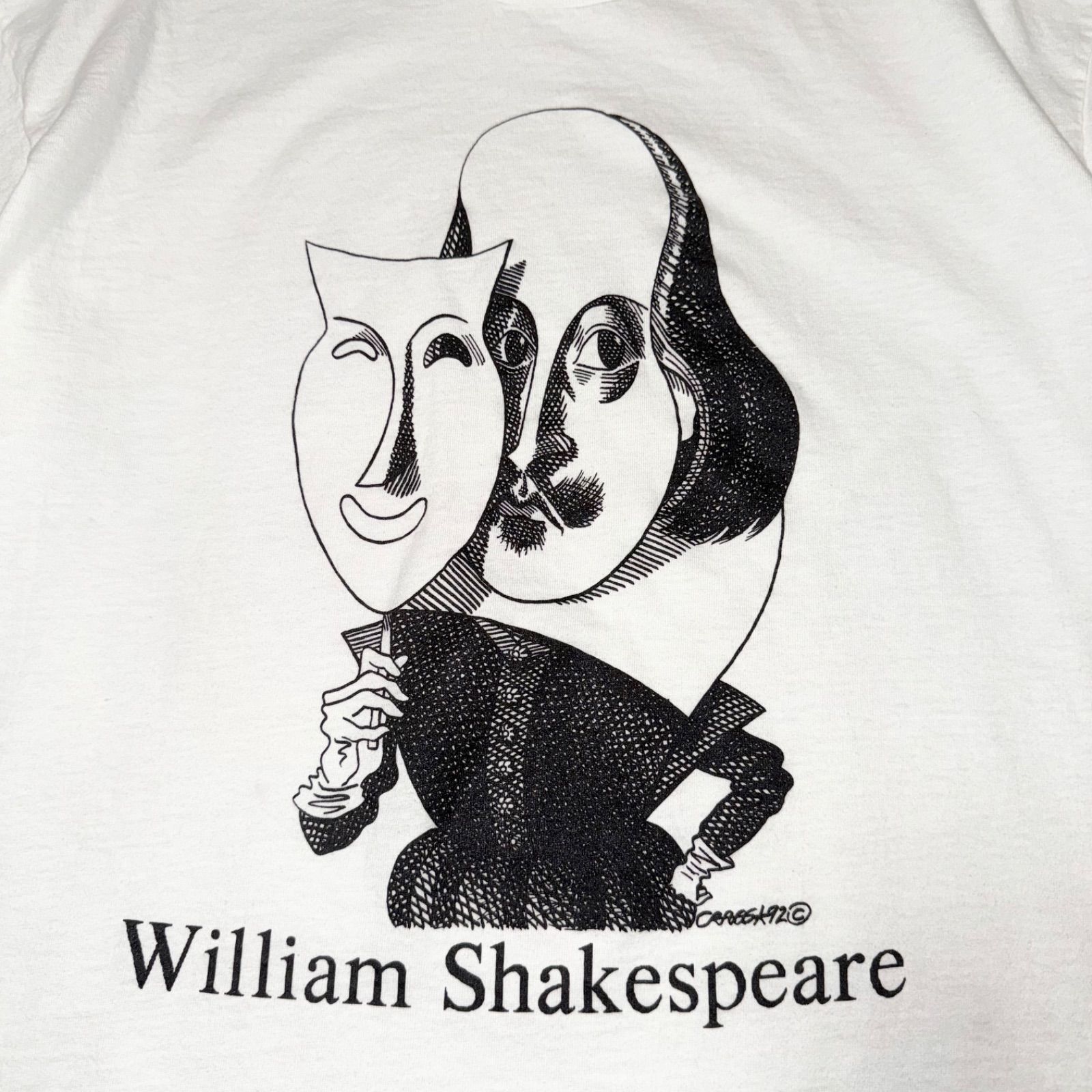 90s William Shakespeare tee 偉人 Tシャツ シェイクスピア - メルカリ