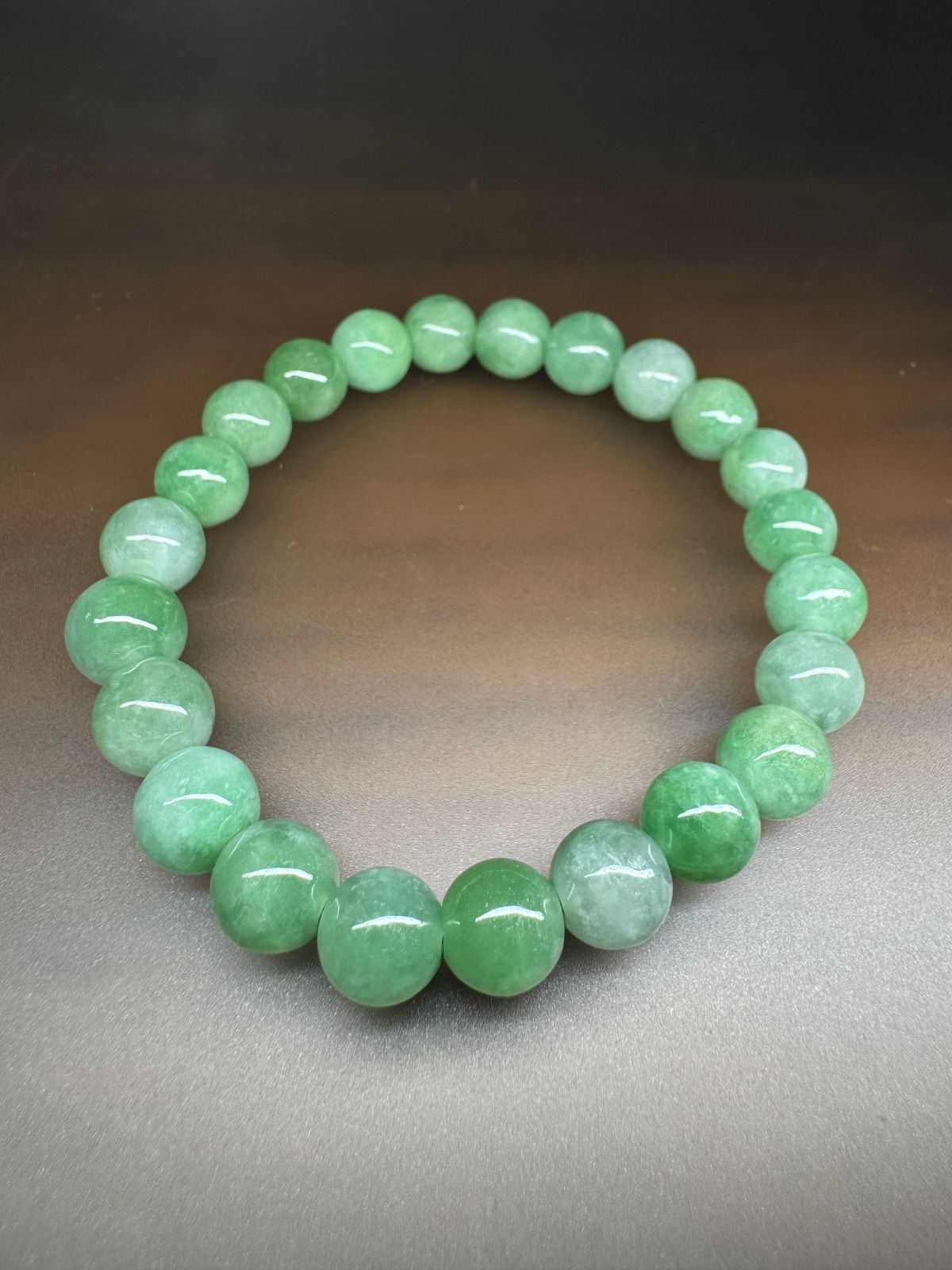 天然 未加工 未着色 SSS8.5〜9.6㎜ 翡翠 腕周り16.8㎝ A貨