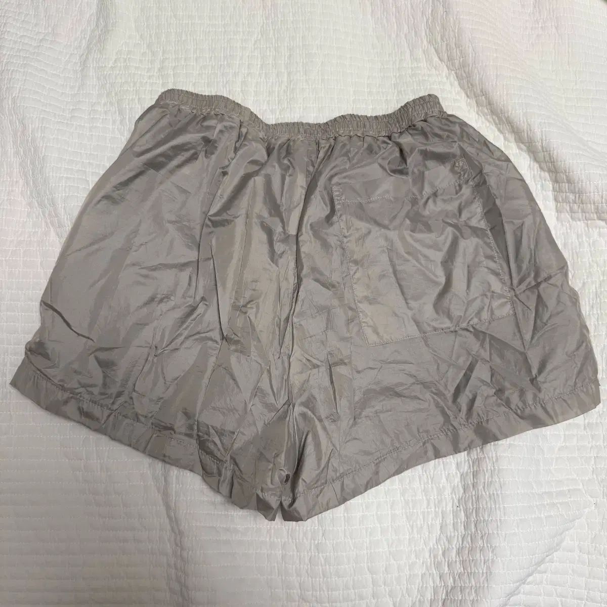 AMOMENTO アモーメント グレー ハーフパンツ