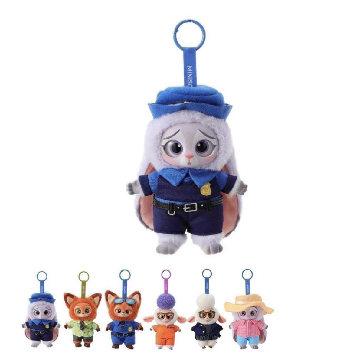 Disney × MINISO ズートピア ブラインドボックス 全6種セット MINISO ズートピア ソフトビニール ブラインドボックス 6個set (Disney