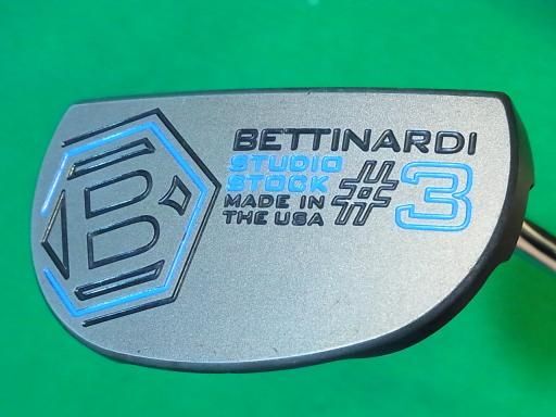 ベティナルディ BETTINARDI STUDIO STOCK 3 2017 34インチ パター PT スチール フレックスその他 メンズ 男性用 右利き 右用 Cランク ゴルフクラブ