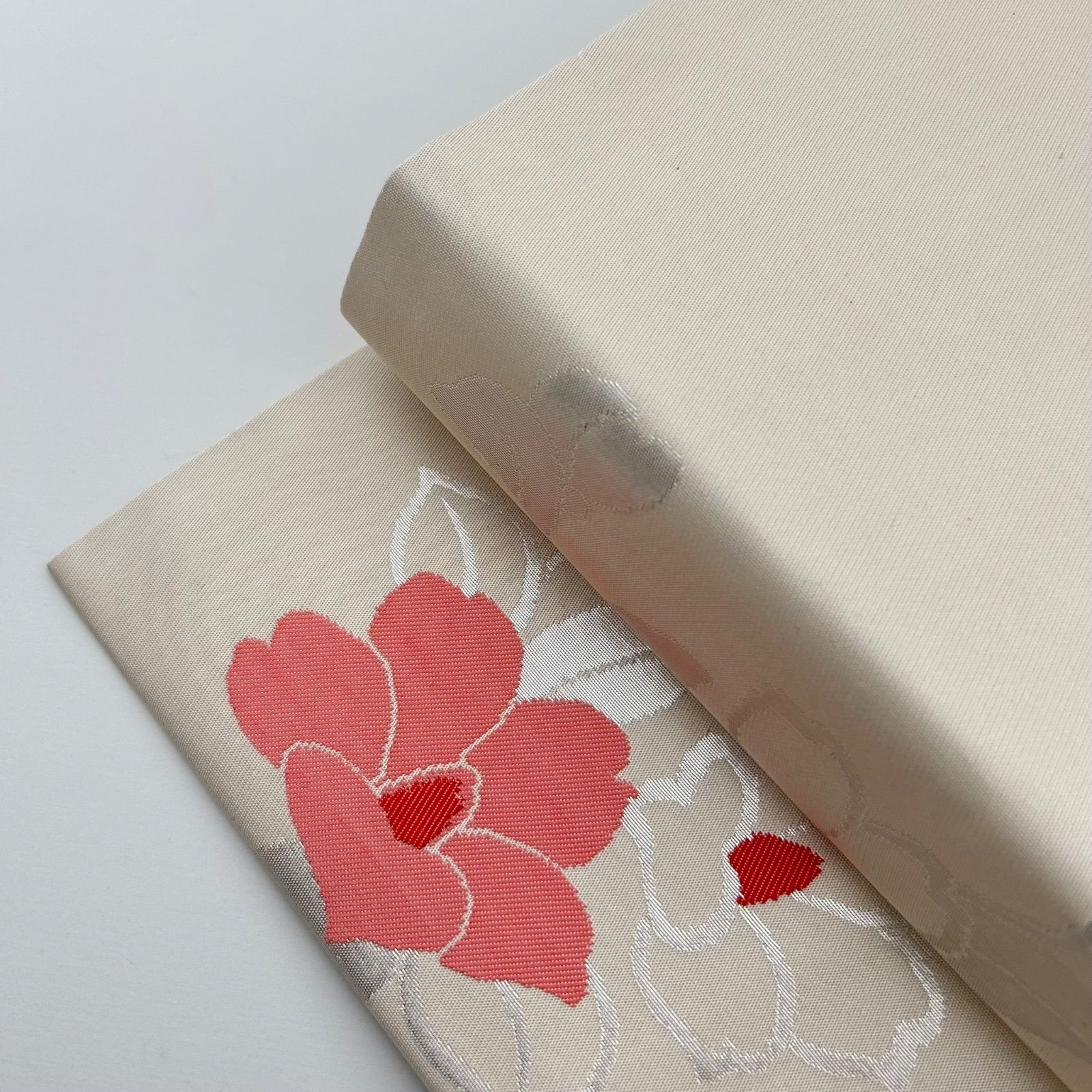 名古屋帯 正絹 上品な素敵な花 九寸 MA-508 - メルカリ