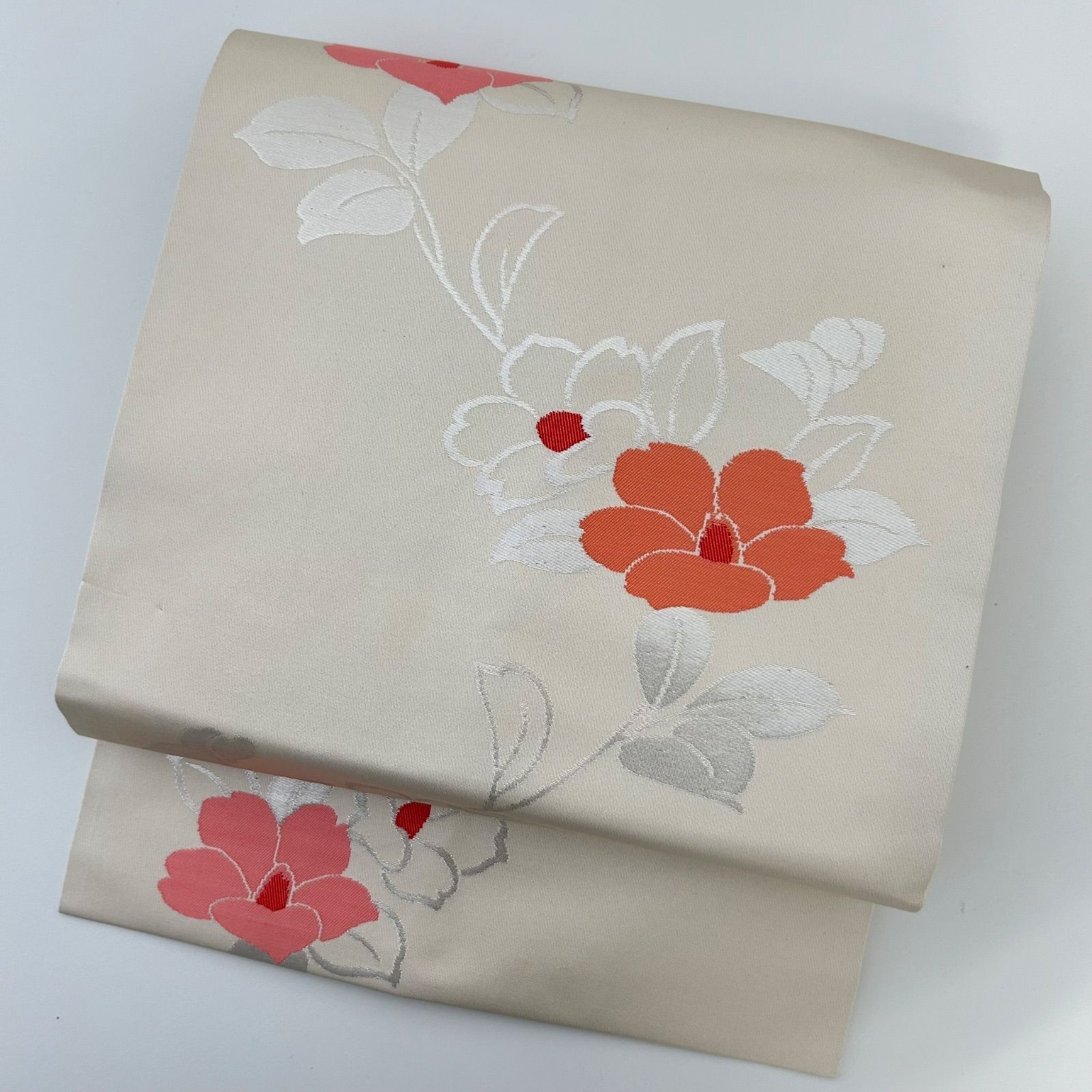 あ*ん様 名古屋帯 可愛い花 創作 九寸 正絹 着物 HO-1568 あ*ん様 名古屋帯 可愛い花 創作 九寸 正絹 着物 HO-1568 あ