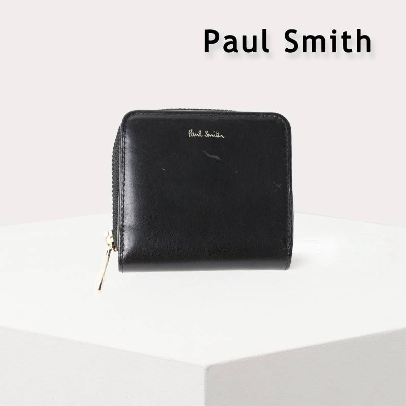134② 新品 ポールスミス ベジタン ラウンドジップ ミニ財布 二つ折り財布 新品 Paul Smith ポールスミス ベジタン ラウンドジップ ミニ財布 二