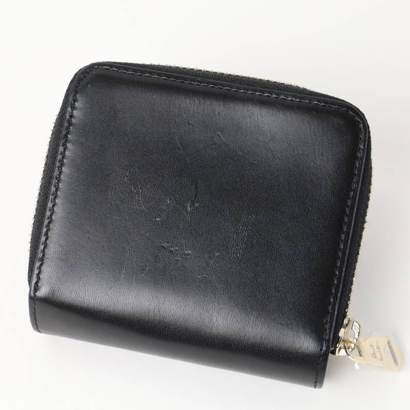 134② 新品 ポールスミス ベジタン ラウンドジップ ミニ財布 二つ折り財布 新品 Paul Smith ポールスミス ベジタン ラウンドジップ ミニ財布 二