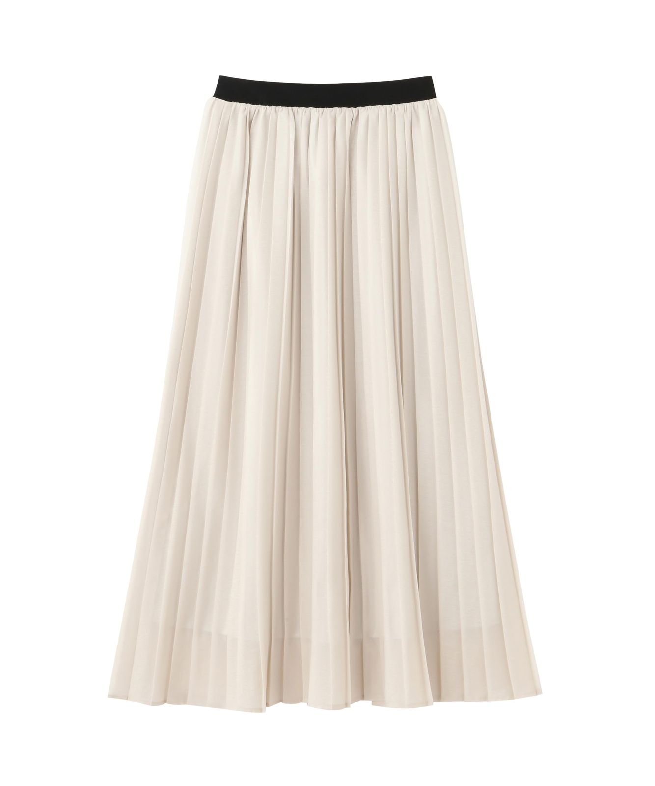 最大60％OFF！ プロポーションボディドレッシング カジュアルドレス シアープリーツニットセットアップ レディース ベージュ×アイボリー